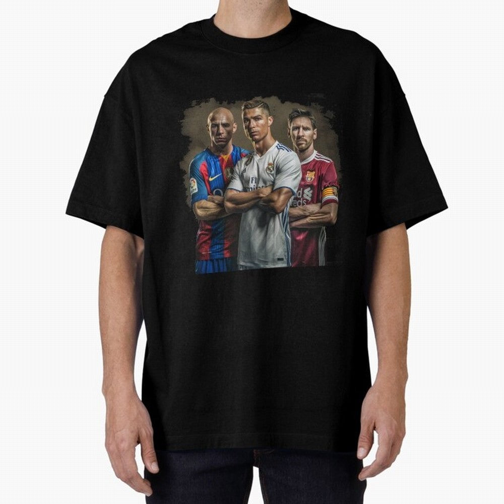 Footballs Greatest Top 3 Classic T-Shirt Make Your Look Match Match Day Hype around FIFA World Cup 2026 Group Stage, Cristiano Ronaldo, Brazil, Portugal and Argentina, Soccer Culture, Superstar Moments, National Team Dreams and Competitive Fire;