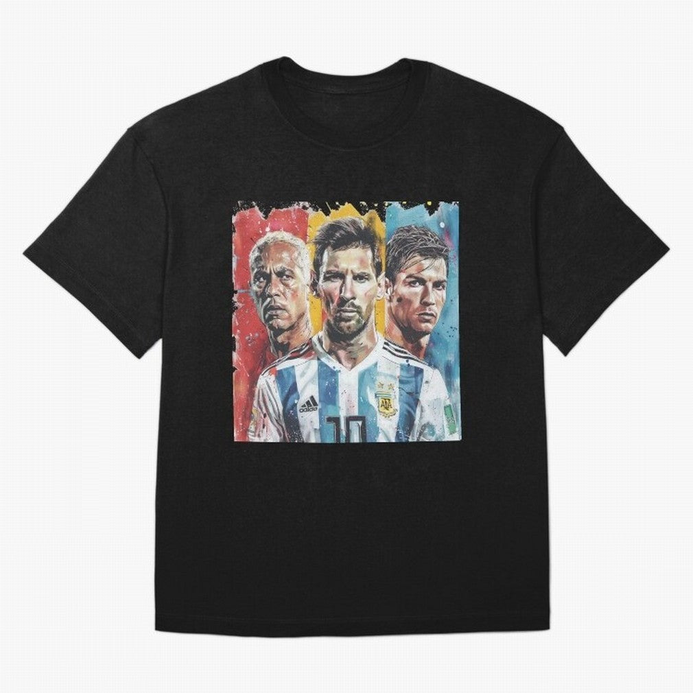 TOP 3 Soccer Players Classic T-Shirt Carry the Dream of FIFA World Cup 2026 USA Canada Mexico Driven by Neymar, Brazil Energy, Soccer Culture, Superstar Moments, National Team Dreams and Competitive Fire; Ideal for Passionate Fans Who Love Underdog