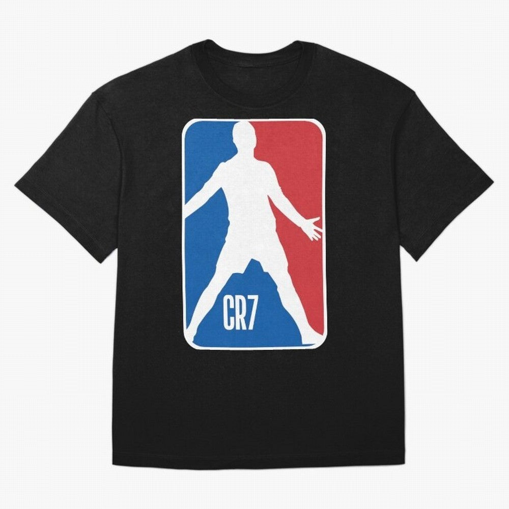 Cristiano Ronaldo - NBA style print Classic T-Shirt Join Global Football Passion for FIFA World Cup 2026 USA Canada Mexico, Driven by Mbappe, Argentina, France and Brazil, Game Day Rituals, Football Legends, Country Pride and the Road to the Final;