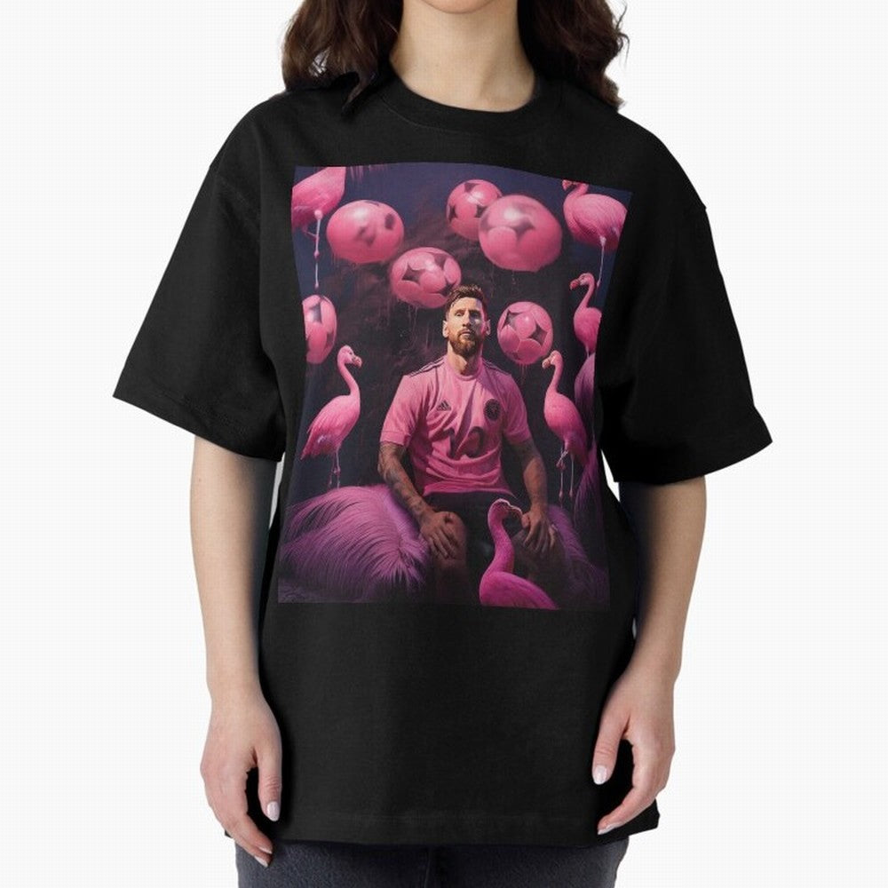 Flamingo Fantasy: Messi's Miami Elegance Active T-Shirt Treasure FIFA World Cup 2026 USA Canada Mexico Driven by Mbappe, France Energy, Champion Mindset, Group Stage Buzz, Knockout Tension and Passionate Fan Culture; Ideal for Football Dads,