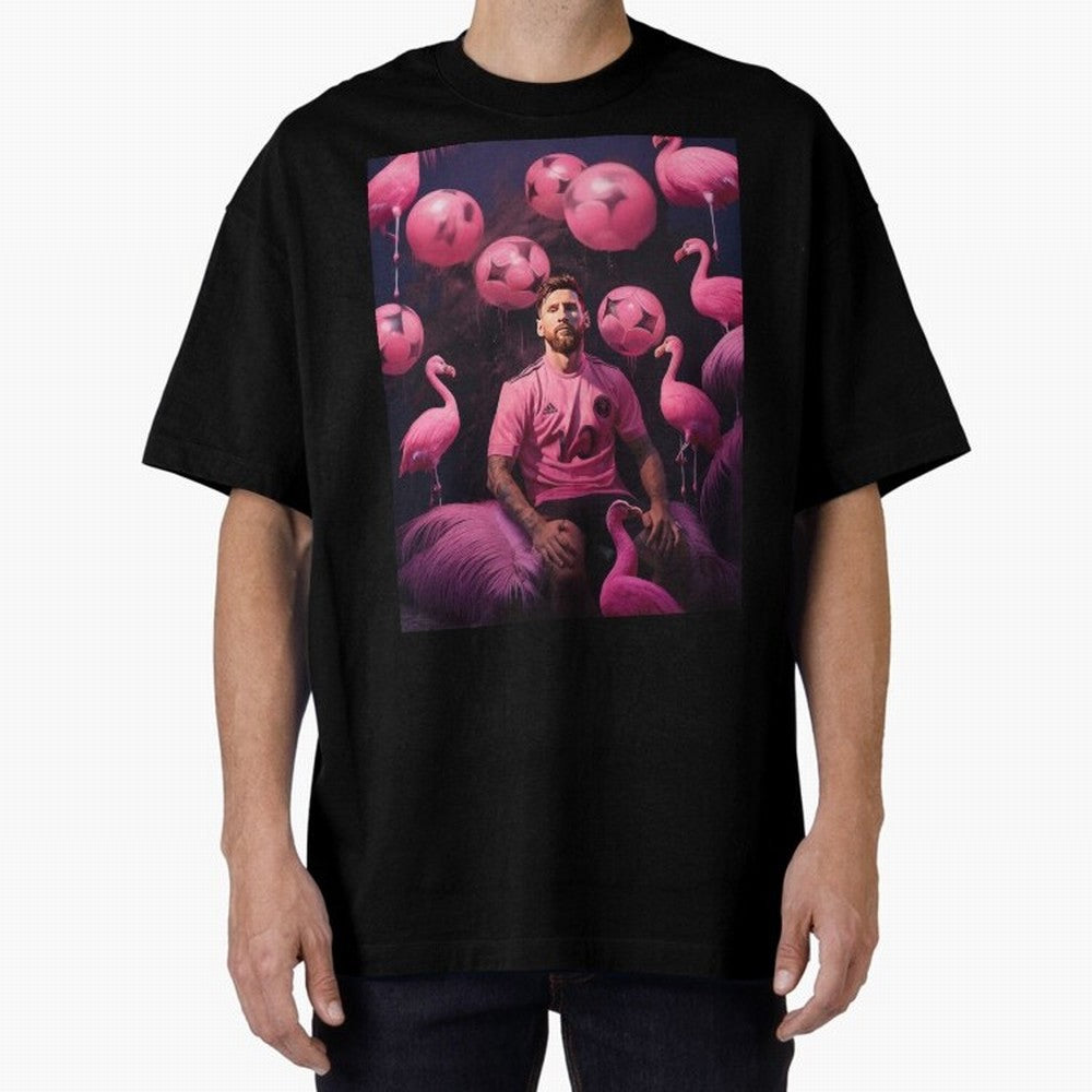 Flamingo Fantasy: Messi's Miami Elegance Active T-Shirt Treasure FIFA World Cup 2026 USA Canada Mexico Driven by Mbappe, France Energy, Champion Mindset, Group Stage Buzz, Knockout Tension and Passionate Fan Culture; Ideal for Football Dads,