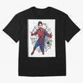 Lionel Messi Spider Oversized T-Shirt Feel the Roar of Match Day Hype around FIFA World Cup 2026 USA Canada Mexico, Haaland, Spain, Match Day Excitement, Supporter Culture, Golden Goals and Global Football Passion; Perfect for Fans, Collectors,