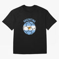 Argentina Football 2024 Copa America La Albiceleste Classic T-Shirt Showcase the FIFA World Cup 2026 Group Stage Journey through Messi and Cristiano Ronaldo Highlights, England, France and Netherlands Pride, Classic Soccer Heritage, Championship