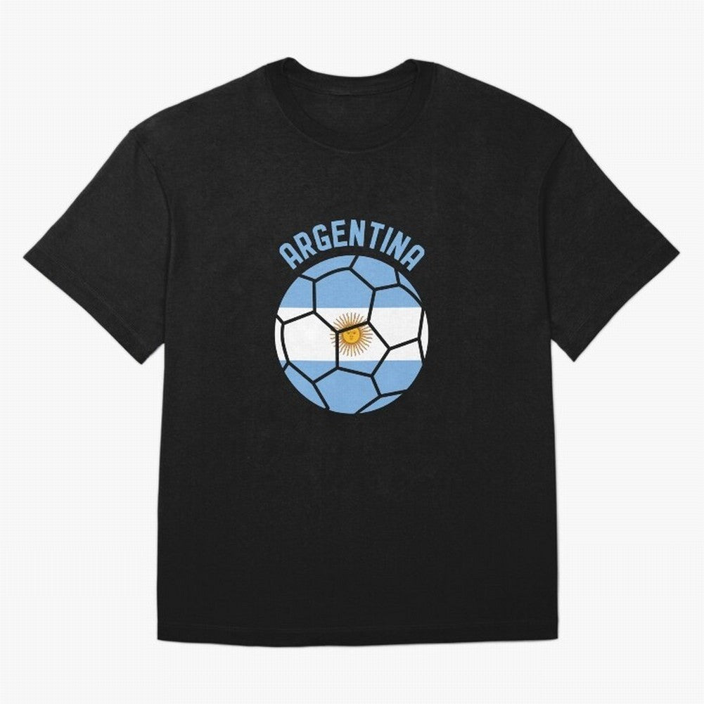 Argentina Football 2024 Copa America La Albiceleste Classic T-Shirt Showcase the FIFA World Cup 2026 Group Stage Journey through Messi and Cristiano Ronaldo Highlights, England, France and Netherlands Pride, Classic Soccer Heritage, Championship
