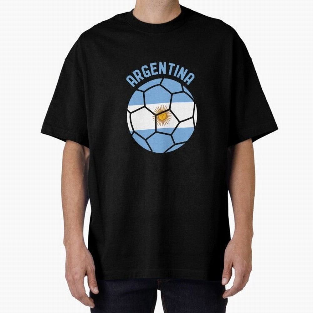 Argentina Football 2024 Copa America La Albiceleste Classic T-Shirt Showcase the FIFA World Cup 2026 Group Stage Journey through Messi and Cristiano Ronaldo Highlights, England, France and Netherlands Pride, Classic Soccer Heritage, Championship