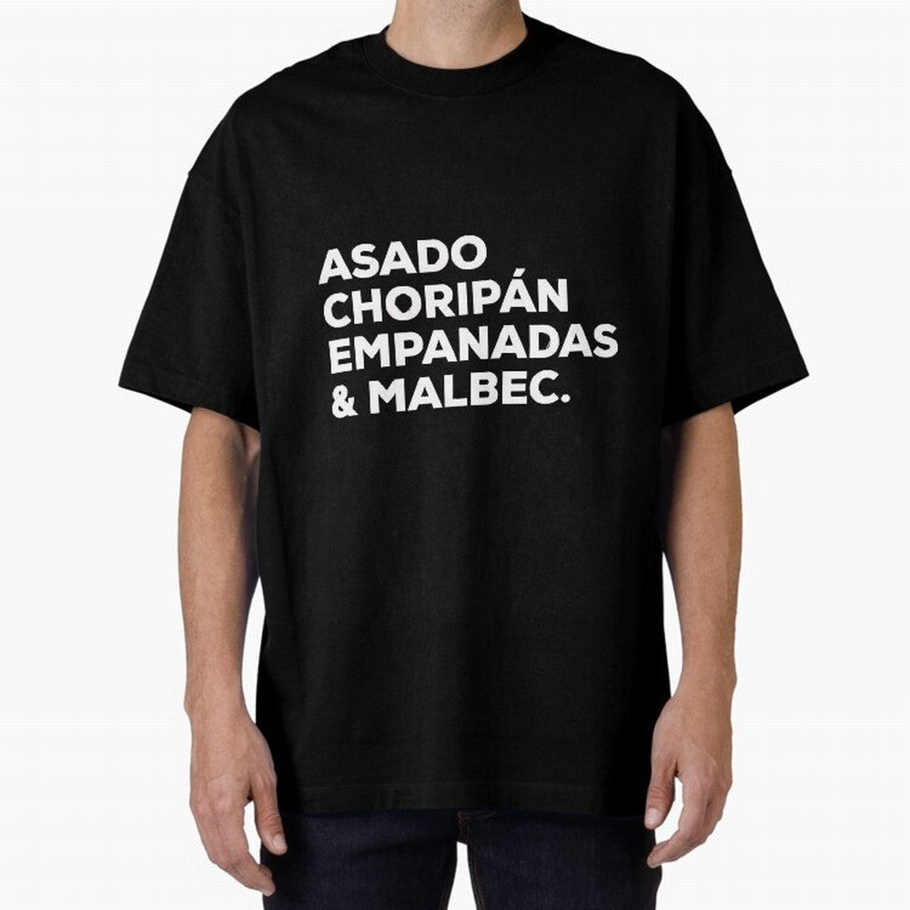 Argentine Cuisine Oversized T-Shirt Support Iconic Players in the FIFA World Cup 2026 Group Stage Journey through CR7 and Messi Highlights, Brazil, Portugal and Argentina Pride, Football History, Final Match Energy, Crowd Noise and Once in a