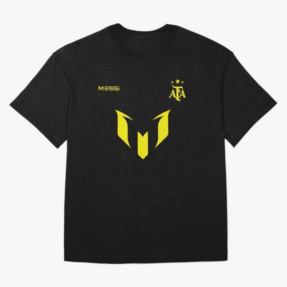 Lionel Messi logo - Argentina world champion Premium T-Shirt Feel the Heartbeat of Match Day Hype around FIFA World Cup 2026 Group Stage, Haaland, England, France and Netherlands, Sports Nostalgia, International Competition, Famous Players and