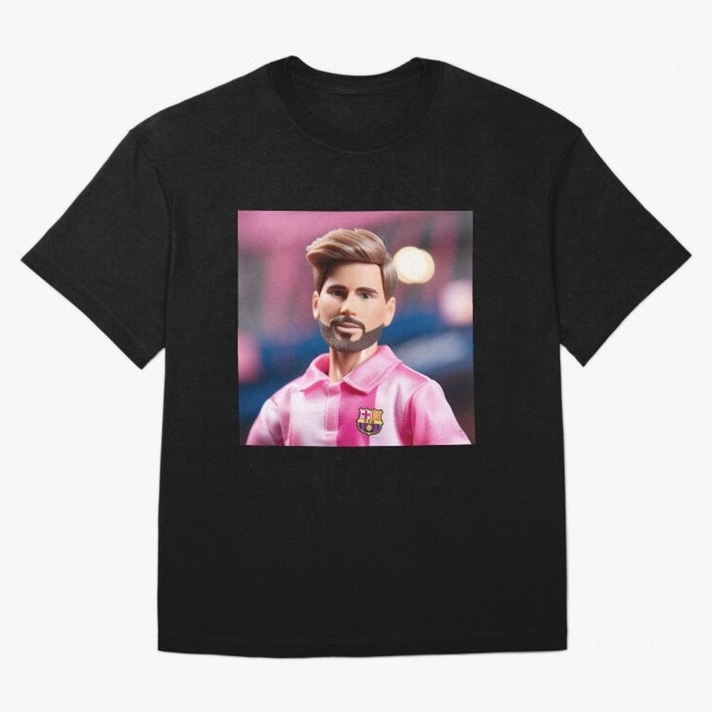 If Messi were a Barbie doll... Premium T-Shirt Bring Bold Fan Energy to FIFA World Cup 2026 USA Canada Mexico for Fans of Cristiano Ronaldo and Spain, Bringing Retro Football Energy, Iconic Rivalries, Trophy Chase Drama and Stadium Atmosphere;