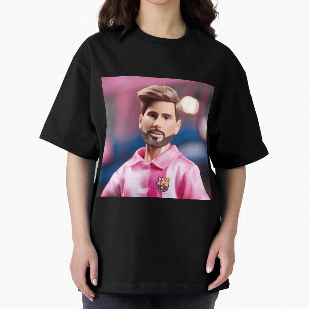 If Messi were a Barbie doll... Premium T-Shirt Bring Bold Fan Energy to FIFA World Cup 2026 USA Canada Mexico for Fans of Cristiano Ronaldo and Spain, Bringing Retro Football Energy, Iconic Rivalries, Trophy Chase Drama and Stadium Atmosphere;