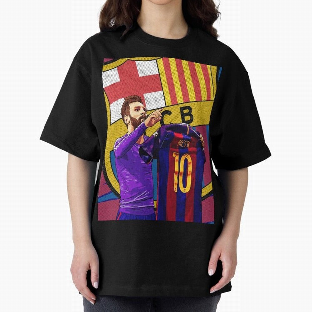Messi Goat in FC Barcelna Graphic T-Shirt Live the Energy of FIFA World Cup 2026 Group Stage Spirit, Connected to Germany, Messi, Neymar and Mbappe, Football History, Final Match Energy, Crowd Noise and Once in a Lifetime Moments; Created for Match