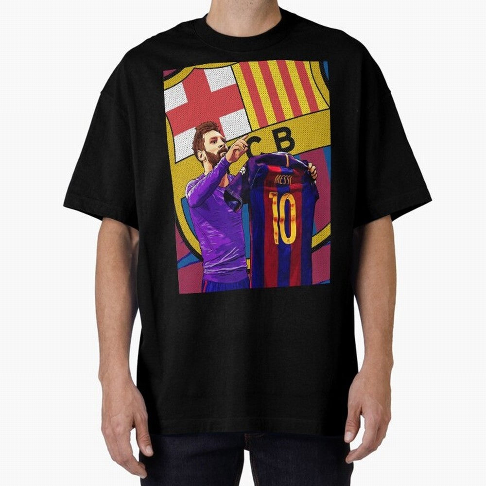 Messi Goat in FC Barcelna Graphic T-Shirt Live the Energy of FIFA World Cup 2026 Group Stage Spirit, Connected to Germany, Messi, Neymar and Mbappe, Football History, Final Match Energy, Crowd Noise and Once in a Lifetime Moments; Created for Match