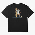 Messi in action GOAT Minimalist Graphic Premium T-Shirt Keep the Legacy of Global Football Passion for FIFA World Cup 2026, Capturing Haaland and Mbappe, France and Portugal, Stadium Memories, Football Loyalty, International Chants and Championship