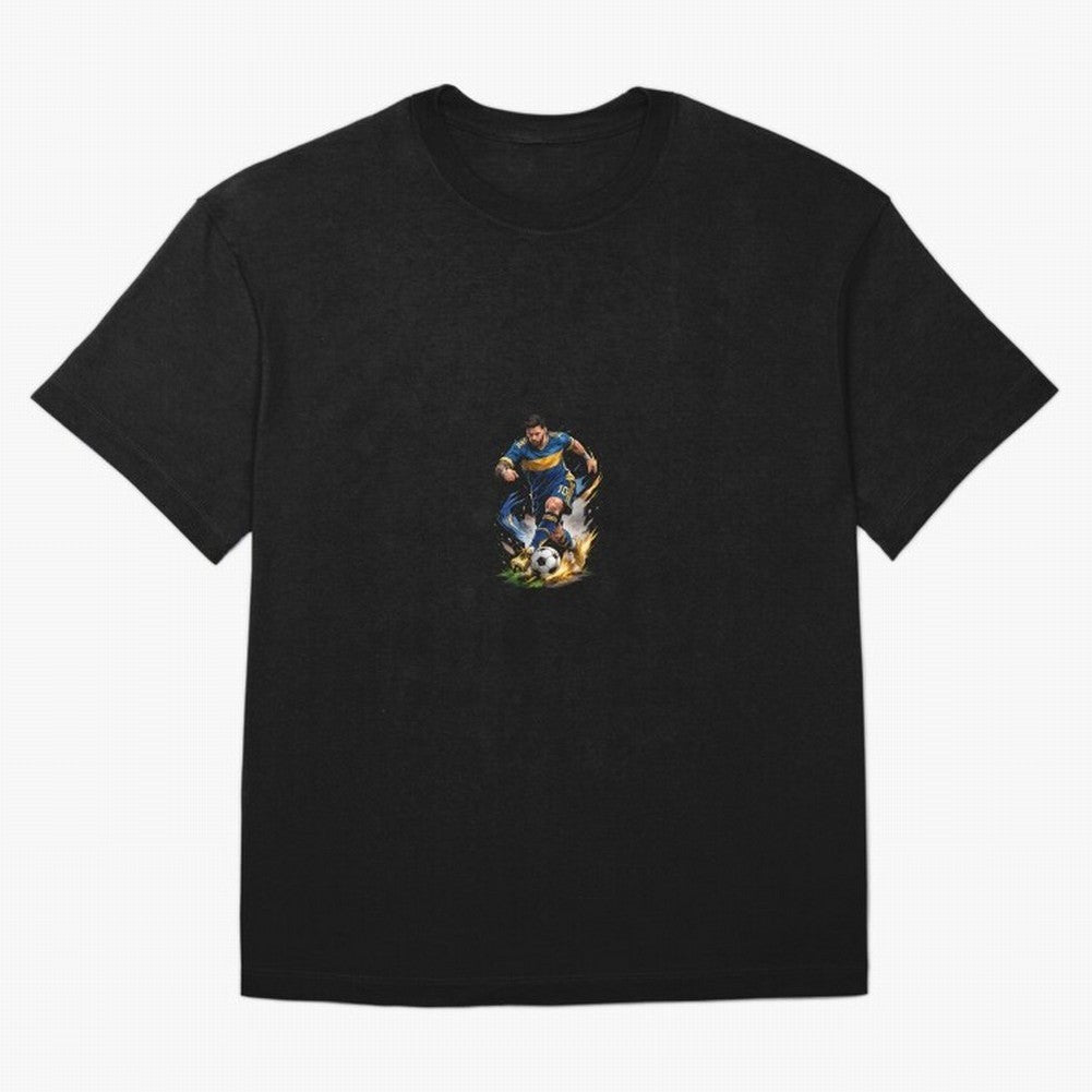 Messi Footballer Premium T-Shirt Support Iconic Players in FIFA World Cup 2026 for Fans of Cristiano Ronaldo, Haaland and CR7 and Portugal, Bringing Championship Spirit, Famous Goals, Roaring Crowds and International Football Unity; Great for Watch