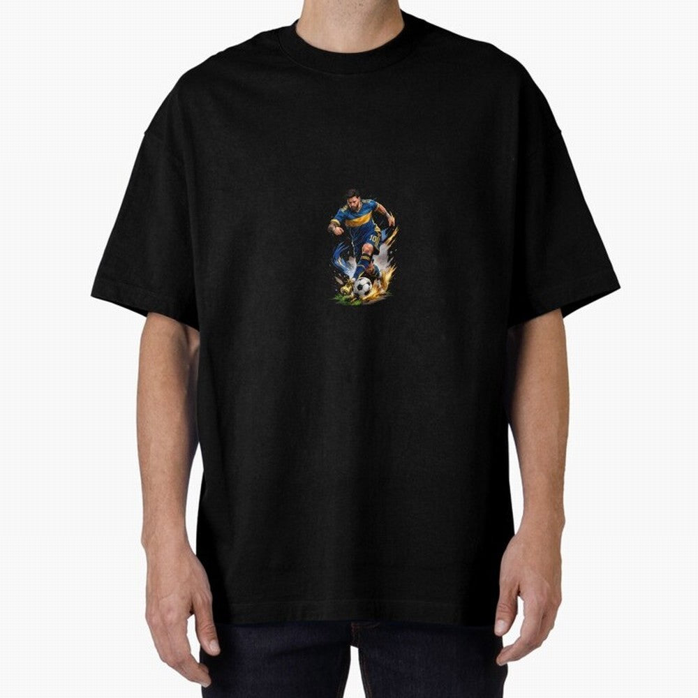 Messi Footballer Premium T-Shirt Support Iconic Players in FIFA World Cup 2026 for Fans of Cristiano Ronaldo, Haaland and CR7 and Portugal, Bringing Championship Spirit, Famous Goals, Roaring Crowds and International Football Unity; Great for Watch