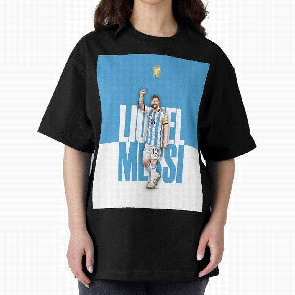 Lionel Messi - Iconic Soccer Legend Graphic T-Shirt Back Your Heroes with FIFA World Cup 2026 USA Canada Mexico for Fans of Neymar and France, Bringing Tournament Hype, Historic Matchups, Family Viewing Parties and Global Sports Pride; Great for