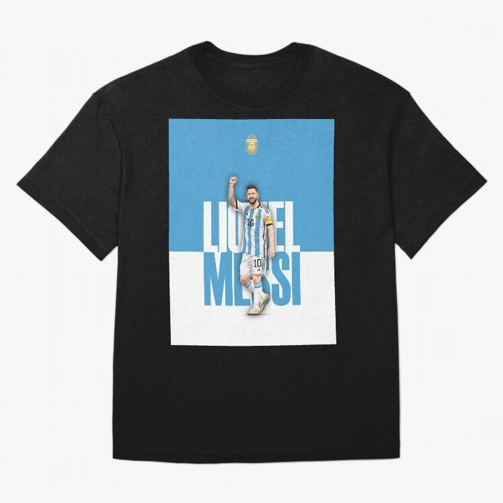 Lionel Messi - Iconic Soccer Legend Graphic T-Shirt Back Your Heroes with FIFA World Cup 2026 USA Canada Mexico for Fans of Neymar and France, Bringing Tournament Hype, Historic Matchups, Family Viewing Parties and Global Sports Pride; Great for