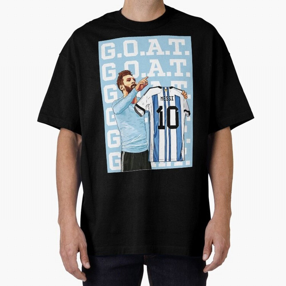 Lionel Messi Goat Premium T-Shirt Follow Every Goal of the FIFA World Cup 2026 USA Canada Mexico Journey through Messi, Neymar and Mbappe Highlights, Brazil, Portugal and Argentina Pride, Match Day Excitement, Supporter Culture, Golden Goals and