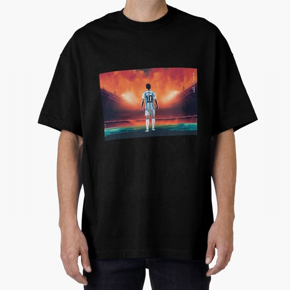 Lionel Leo Messi Premium T-Shirt Turn Up for FIFA World Cup 2026 Spirit, Centered on Argentina, Cristiano Ronaldo, Vintage Soccer Flavor, Modern Football Stars, National Flags and Final Night Emotion; Created for Match Day Parties, Soccer Gifts,