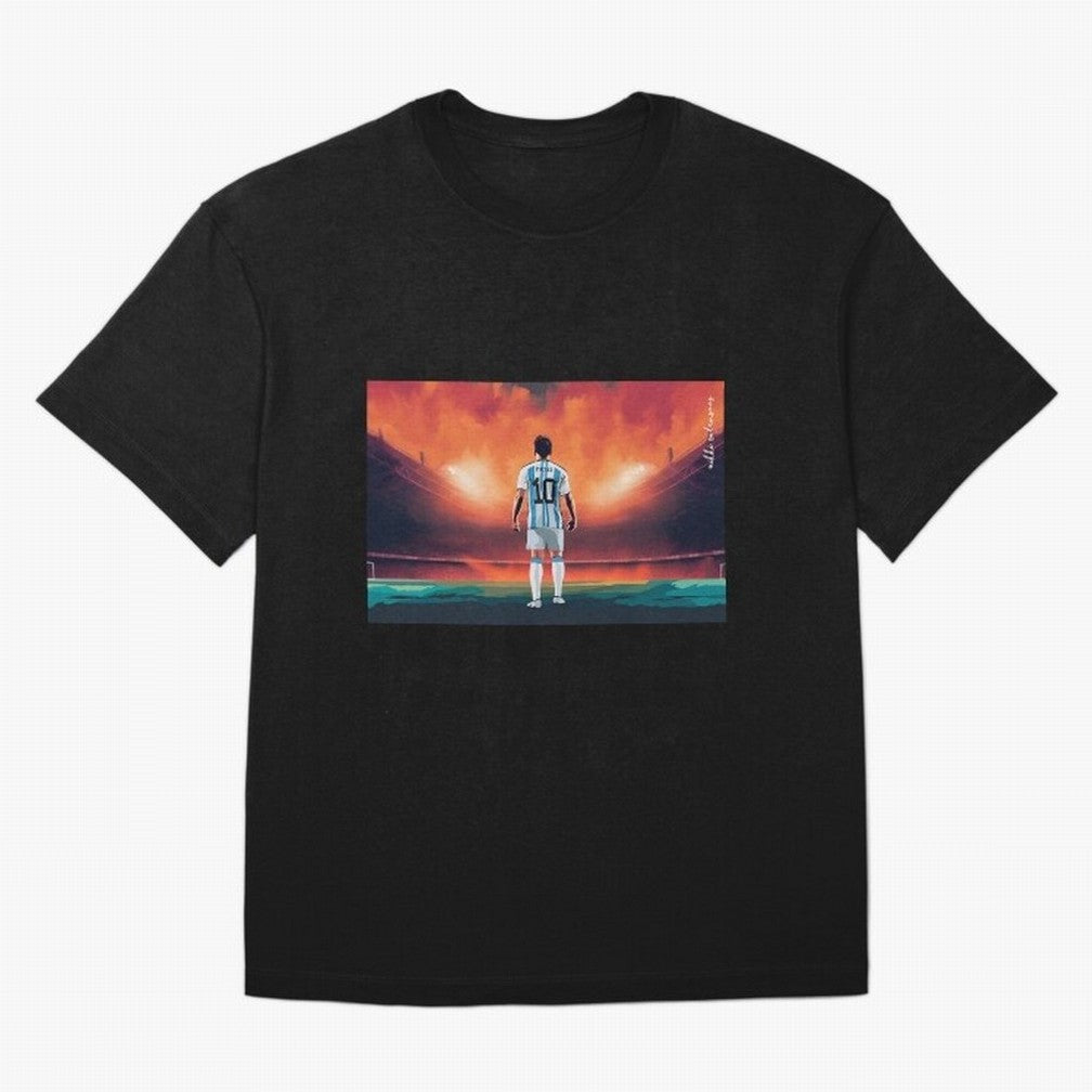 Lionel Leo Messi Premium T-Shirt Turn Up for FIFA World Cup 2026 Spirit, Centered on Argentina, Cristiano Ronaldo, Vintage Soccer Flavor, Modern Football Stars, National Flags and Final Night Emotion; Created for Match Day Parties, Soccer Gifts,