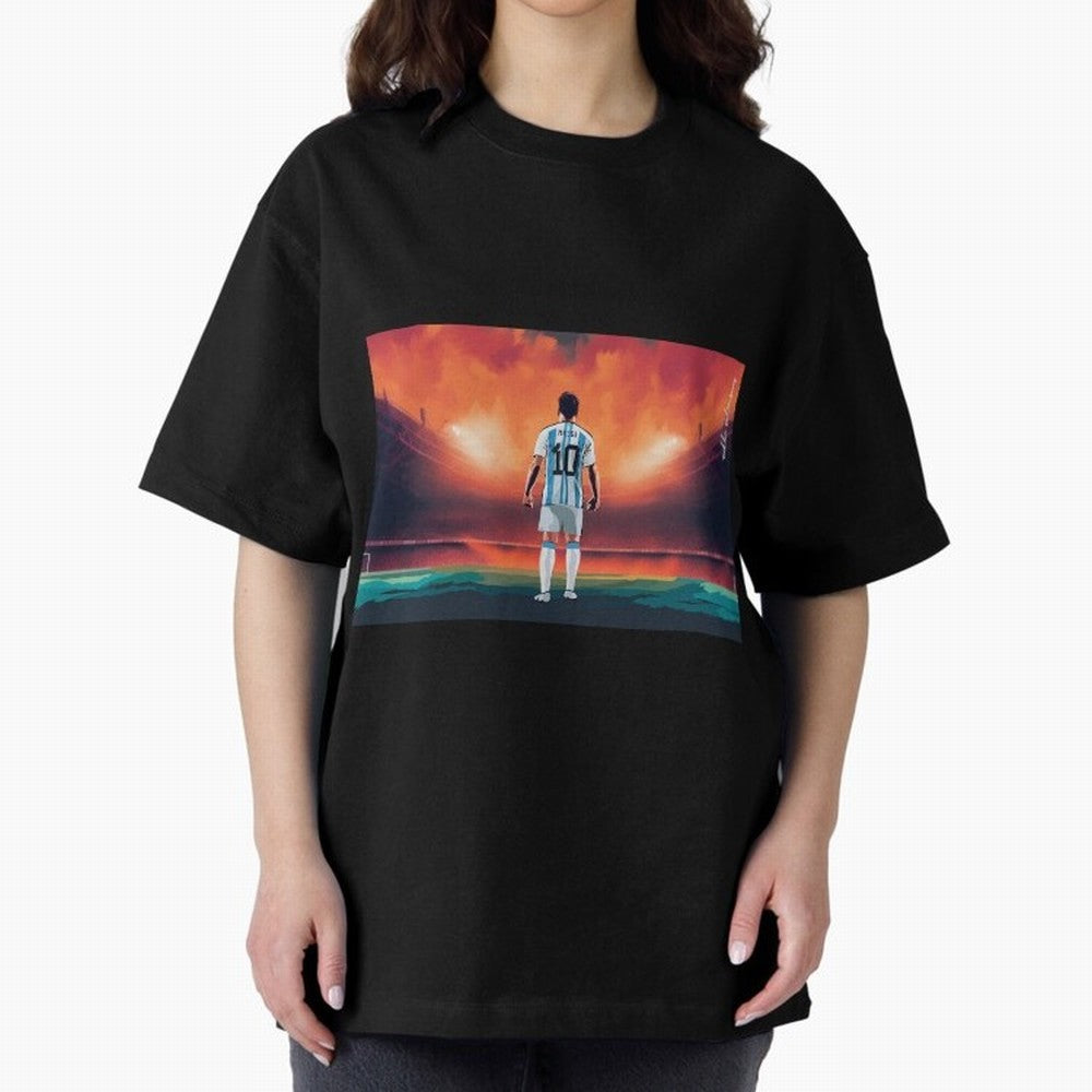 Lionel Leo Messi Premium T-Shirt Turn Up for FIFA World Cup 2026 Spirit, Centered on Argentina, Cristiano Ronaldo, Vintage Soccer Flavor, Modern Football Stars, National Flags and Final Night Emotion; Created for Match Day Parties, Soccer Gifts,