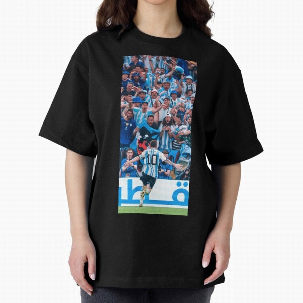 Lionel Messi world cup Premium T-Shirt Celebrate National Team Dreams in Match Day Hype around FIFA World Cup 2026 Group Stage, Messi and Cristiano Ronaldo, England, France and Netherlands, Football History, Final Match Energy, Crowd Noise and Once
