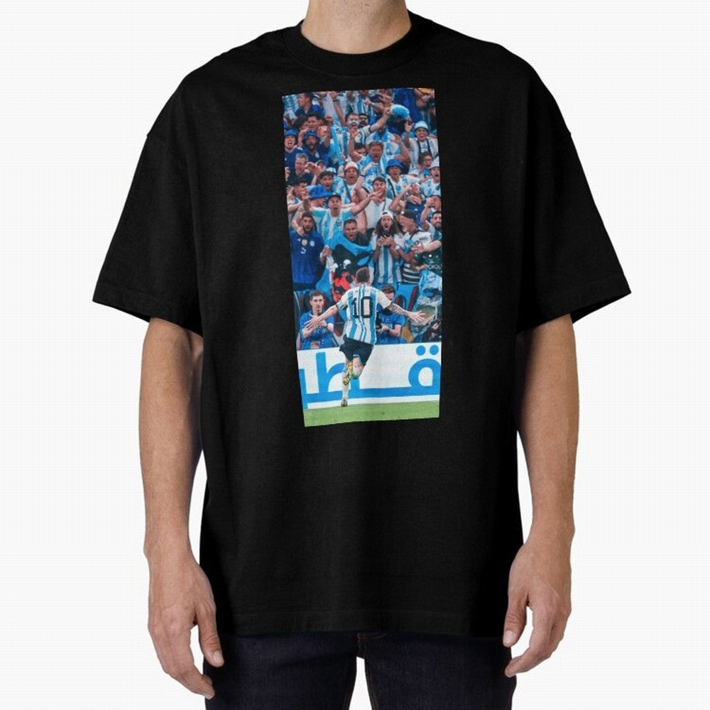 Lionel Messi world cup Premium T-Shirt Celebrate National Team Dreams in Match Day Hype around FIFA World Cup 2026 Group Stage, Messi and Cristiano Ronaldo, England, France and Netherlands, Football History, Final Match Energy, Crowd Noise and Once