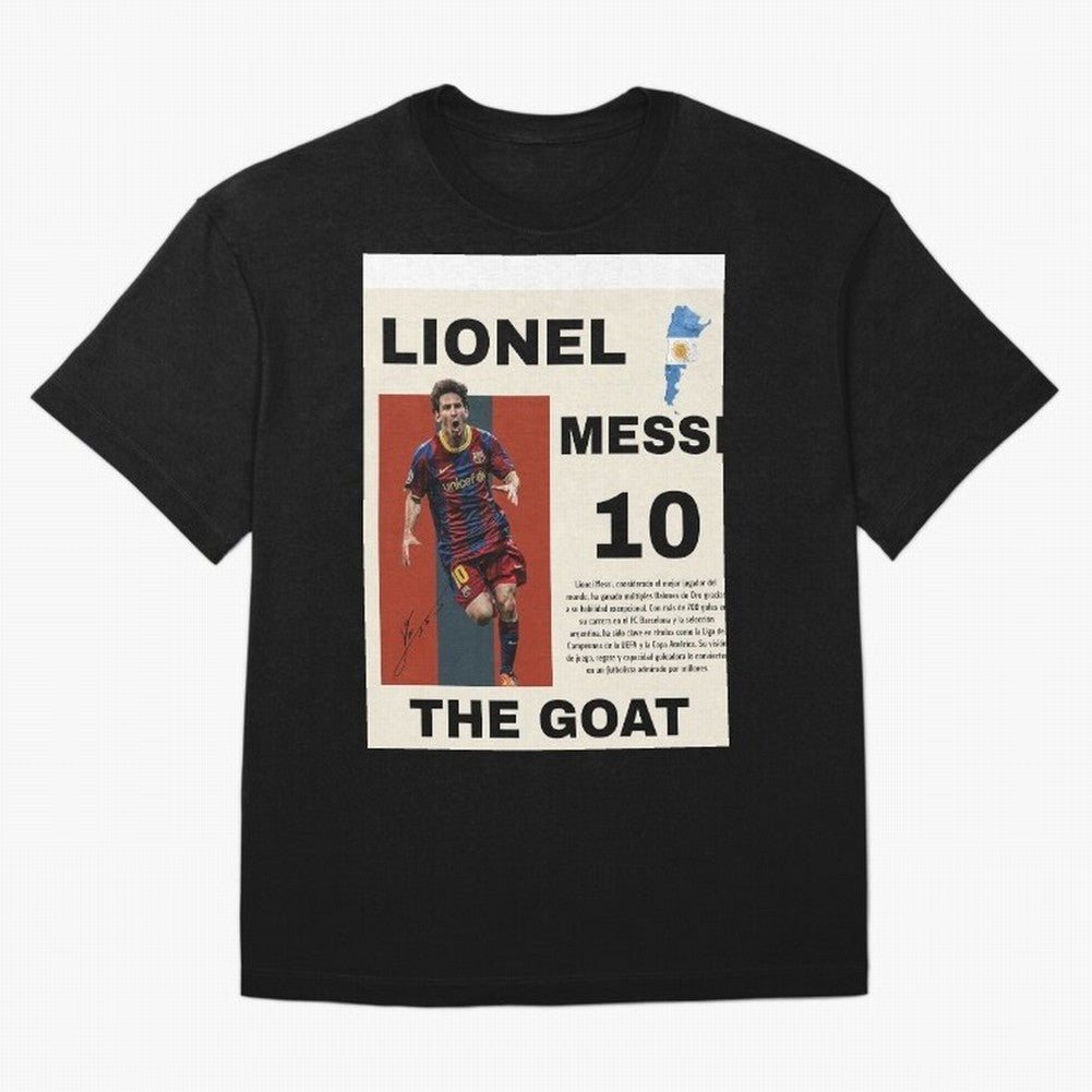 Messi 10 Graphic T-Shirt Step into Global Football Passion for FIFA World Cup 2026 Group Stage, Built around Messi, CR7 and Mbappe, Brazil, Portugal and Argentina, Sports Nostalgia, International Competition, Famous Players and Unforgettable