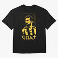 Lionel Messi Golden Style Portrait art illustration Premium T-Shirt Treasure FIFA World Cup 2026 USA Canada Mexico Made for Haaland, Argentina, France and Brazil Energy, Football History, Final Match Energy, Crowd Noise and Once in a Lifetime