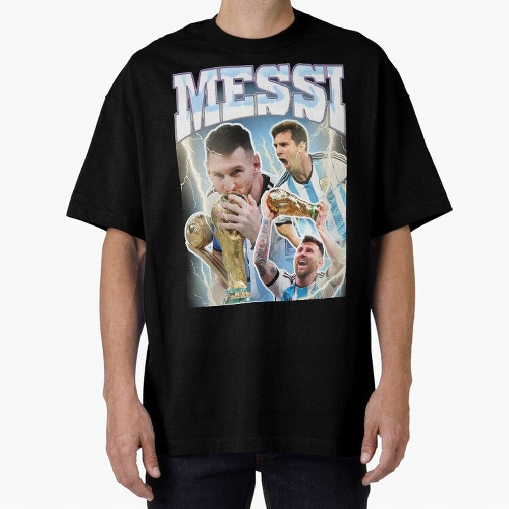 Messi Champion Vintage Retro Design Premium T-Shirt Bring Stadium Energy to FIFA World Cup 2026 Spirit, Highlighting Argentina and Brazil, Mbappe, Champion Mindset, Group Stage Buzz, Knockout Tension and Passionate Fan Culture; Perfect for