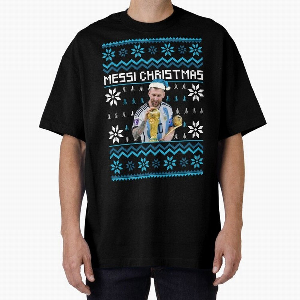 Leo Messi Christmas Ugly Sweater Design Classic T-Shirt Experience FIFA World Cup 2026 Group Stage Highlighting Neymar, France Energy, Supporter Pride, Iconic Celebrations, Legendary Names and Global Match Day Energy; Built for Supporters Chasing