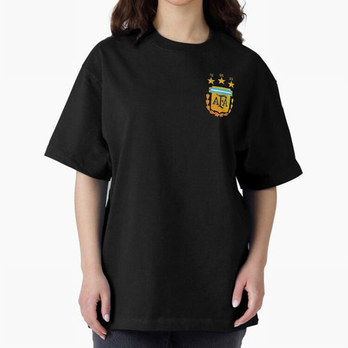 AFA ARGENTINA CHAMPION QATAR 2022 3 STARS Oversized T-Shirt Upgrade the FIFA World Cup 2026 Group Stage Journey through CR7 and Messi Highlights, Portugal, Spain and Germany Pride, Stadium Chants, National Pride, Trophy Dreams and Unforgettable