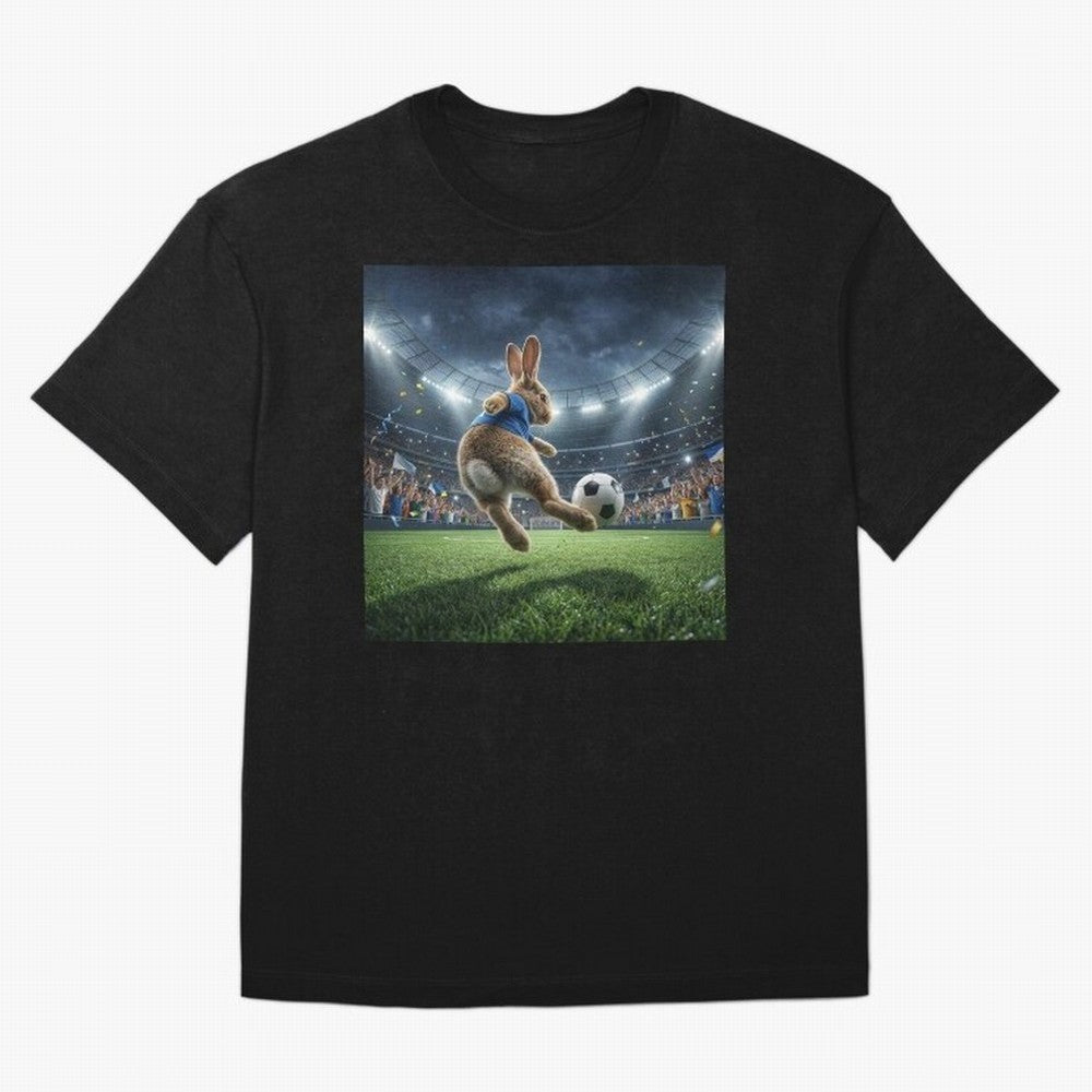 Rabbit Is Veritable Messi on the Soccer Pitch Oversized T-Shirt Fuel the Hype around the FIFA World Cup 2026 USA Canada Mexico Journey through Cristiano Ronaldo, Haaland and CR7 Highlights, Portugal, Spain and Germany Pride, Goal Celebration