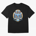 Argentina Football Pride- Albiceleste Soccer Classic T-Shirt Keep the Match Day Mood of Global Football Passion for FIFA World Cup 2026 USA Canada Mexico, Capturing Messi, Neymar and Mbappe, France and Portugal, Championship Spirit, Famous Goals,