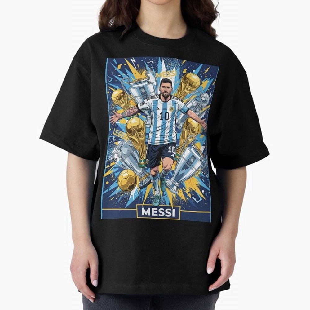 MESSI The Golden Legend Classic T-Shirt Feel the Heartbeat of FIFA World Cup 2026 Group Stage Celebrating Mbappe, Spain and Netherlands Energy, Worldwide Fan Energy, Dramatic Goals, Stadium Lights and Championship Celebrations; Made for Collectors