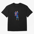 Messi Iconic Celebration Pixel Classic T-Shirt Relive the Noise and Pride of Global Football Passion for FIFA World Cup 2026 USA Canada Mexico, Made for Cristiano Ronaldo, Haaland and CR7, Netherlands, Stadium Memories, Football Loyalty,