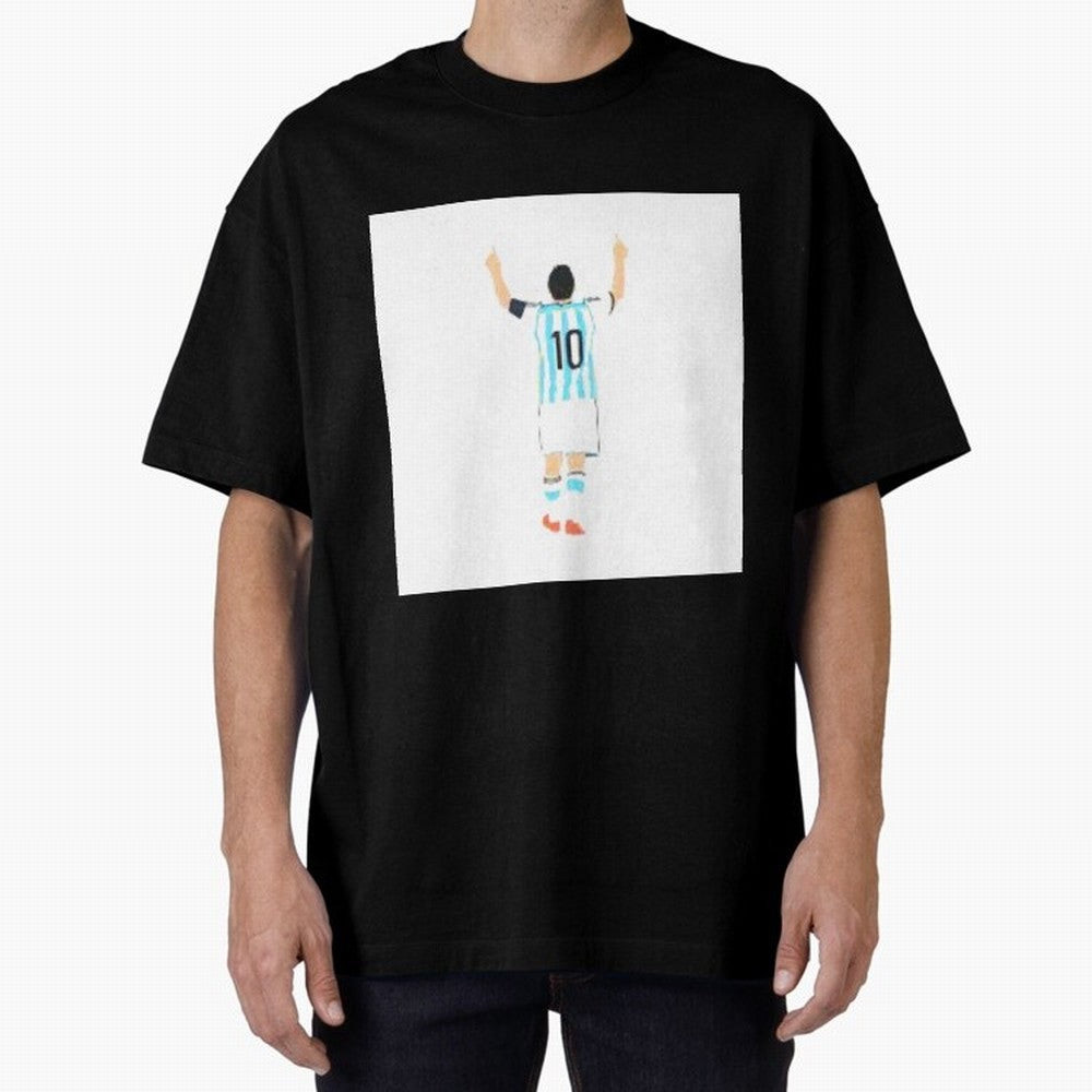 Messi Classic T-Shirt Celebrate Every Goal in Match Day Hype around FIFA World Cup 2026 USA Canada Mexico, Messi and Cristiano Ronaldo, Portugal, Retro Football Energy, Iconic Rivalries, Trophy Chase Drama and Stadium Atmosphere; Great for