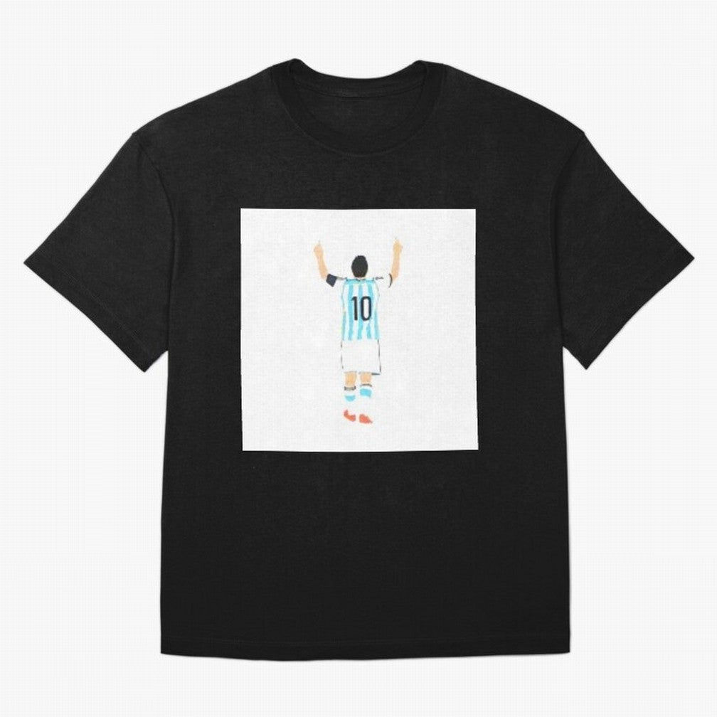 Messi Classic T-Shirt Celebrate Every Goal in Match Day Hype around FIFA World Cup 2026 USA Canada Mexico, Messi and Cristiano Ronaldo, Portugal, Retro Football Energy, Iconic Rivalries, Trophy Chase Drama and Stadium Atmosphere; Great for