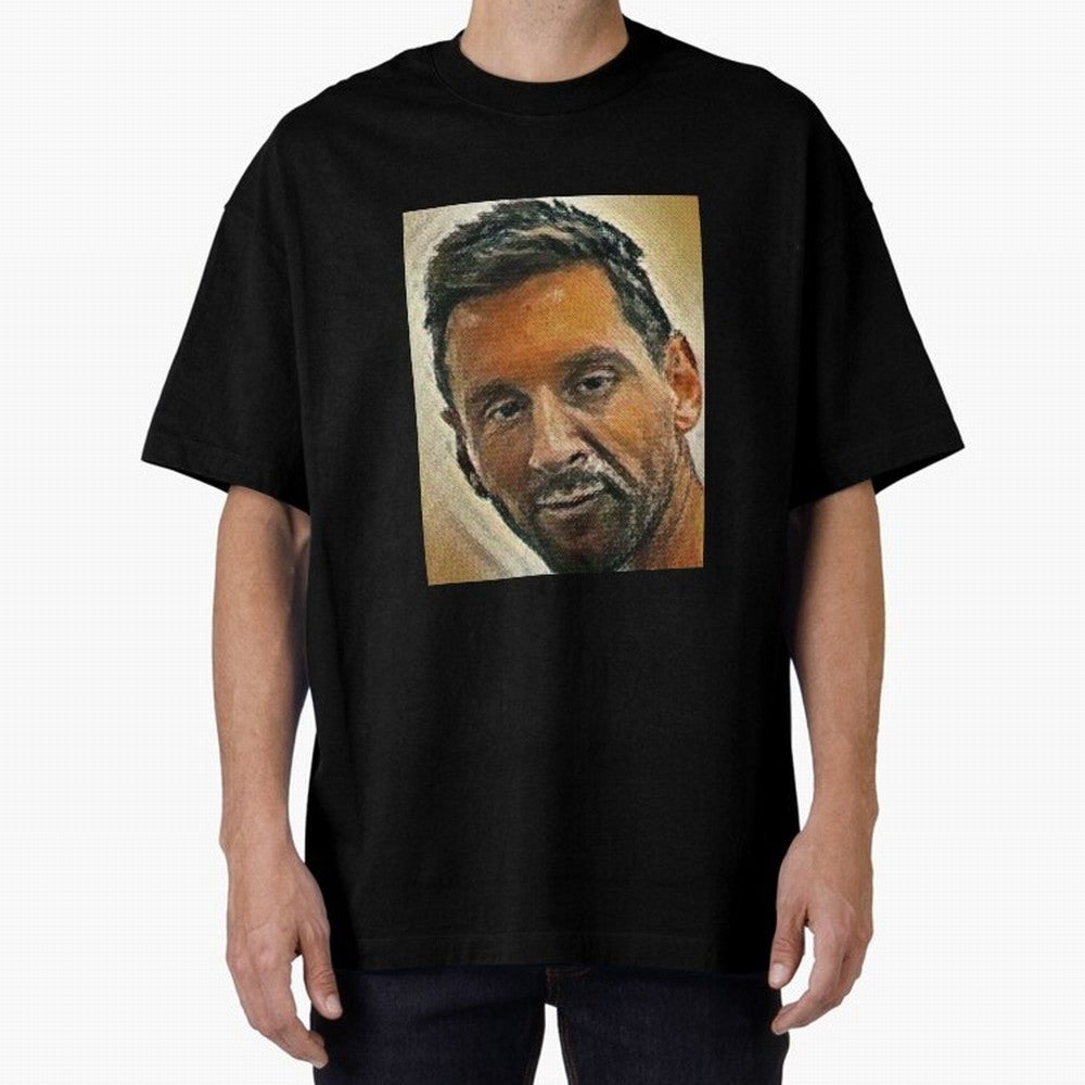 Messi Oversized T-Shirt Support Iconic Players in FIFA World Cup 2026 USA Canada Mexico Spirit, Inspired by Brazil, Portugal and Argentina, CR7 and Messi, Stadium Chants, National Pride, Trophy Dreams and Unforgettable Football Memories; Great for