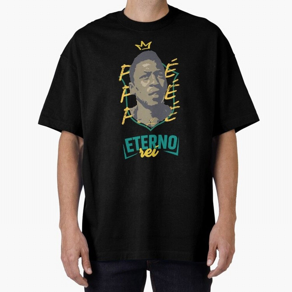 Messi and Neymar wearing a Pele t-shirt - Pel¨¦ Eterno - Pele Forever Rei Classic T-Shirt Keep Football History Alive during Global Football Passion for FIFA World Cup 2026 USA Canada Mexico, Inspired by Cristiano Ronaldo, Haaland and CR7,