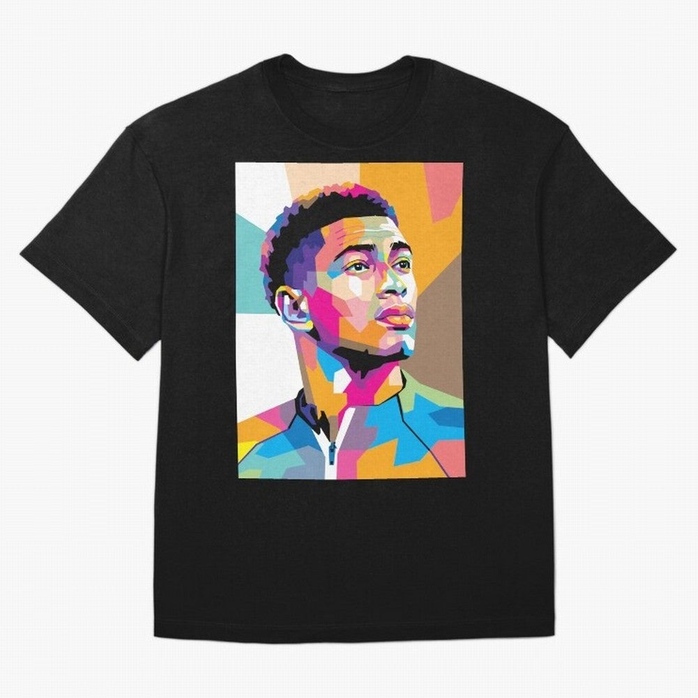 Jude Bellingham in WPAP Style Classic T-Shirt Join the Countdown to FIFA World Cup 2026 USA Canada Mexico Featuring Mbappe, Netherlands Energy, Stadium Memories, Football Loyalty, International Chants and Championship Tradition; Made for Die Hard