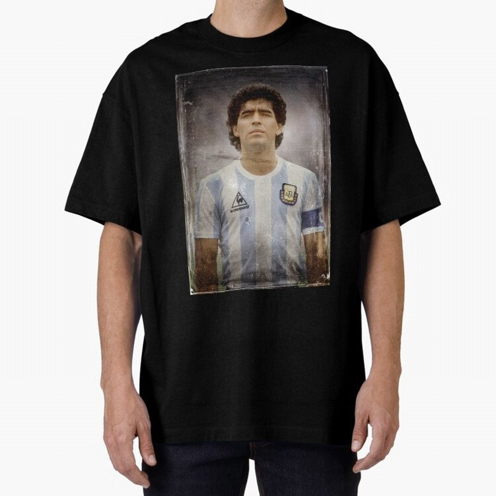 Diego Maradona Classic T-Shirt Feel International Energy from FIFA World Cup 2026 USA Canada Mexico Spirit, Made for France, Mbappe, Sports Nostalgia, International Competition, Famous Players and Unforgettable Victories; Perfect for Fans,
