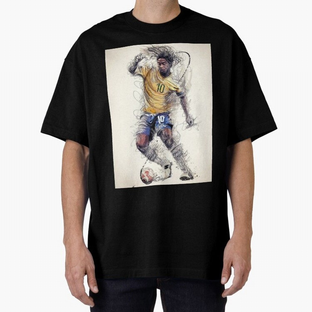 Ronaldinho Classic T-Shirt Make Memories around Global Football Passion for FIFA World Cup 2026 Group Stage, Featuring Haaland and Mbappe, Argentina, France and Brazil, Football History, Final Match Energy, Crowd Noise and Once in a Lifetime