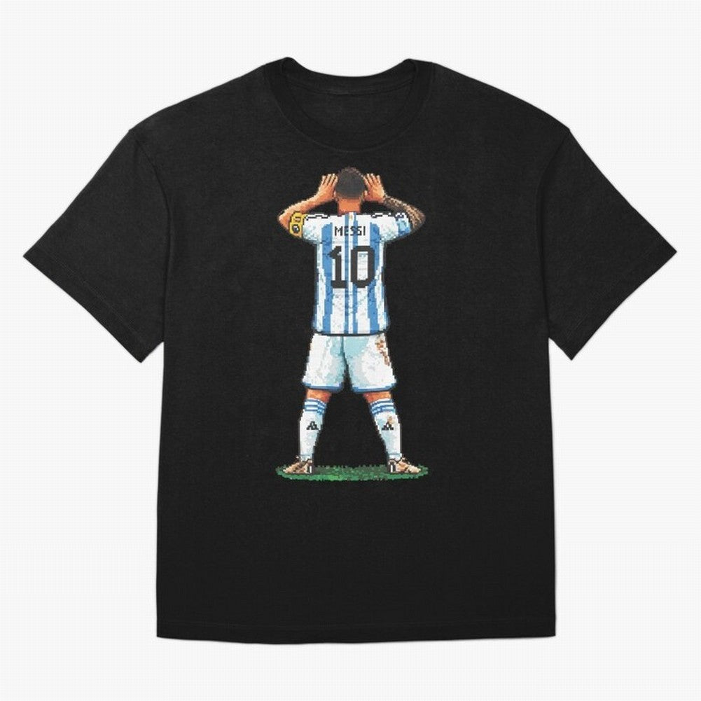 Pixelated Messi Topo Gigio Classic T-Shirt Bring Stadium Energy to FIFA World Cup 2026 Group Stage Spirit, with Argentina, France and Brazil, Messi, Neymar and Mbappe, Champion Mindset, Group Stage Buzz, Knockout Tension and Passionate Fan Culture;
