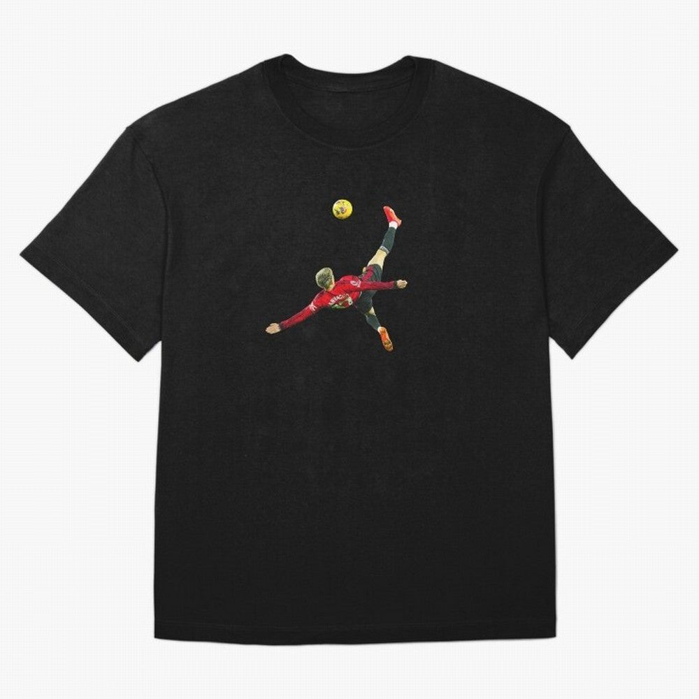 Alejandro Garnacho Bicycle Kick Classic T-Shirt Spotlight FIFA World Cup 2026 USA Canada Mexico Inspired by Cristiano Ronaldo, Haaland and CR7, Spain Energy, Fan Favorite Moments, National Team Passion, Big Match Drama and Soccer History; Perfect