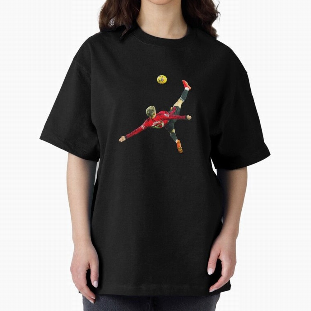 Alejandro Garnacho Bicycle Kick Classic T-Shirt Spotlight FIFA World Cup 2026 USA Canada Mexico Inspired by Cristiano Ronaldo, Haaland and CR7, Spain Energy, Fan Favorite Moments, National Team Passion, Big Match Drama and Soccer History; Perfect