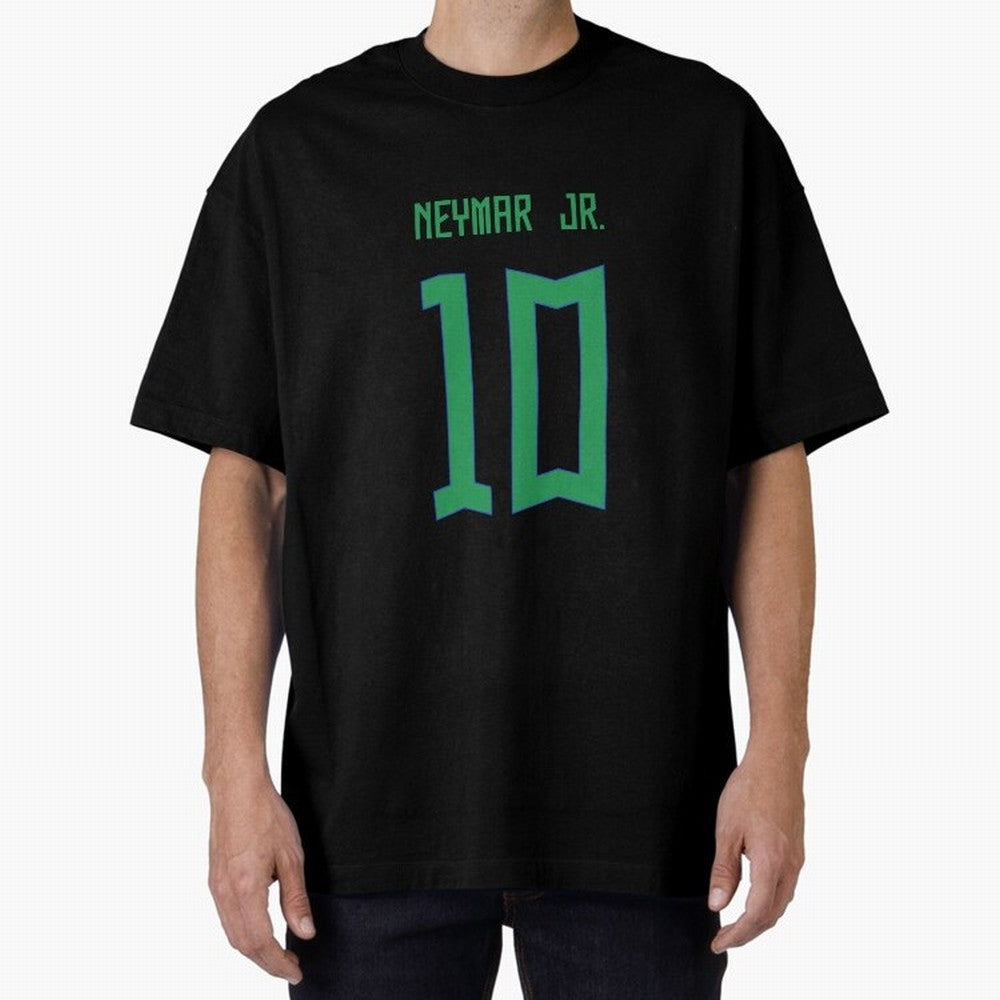 Neymar Jr Brazil Home Jersey 2023 Classic T-Shirt Experience Match Day Hype around FIFA World Cup 2026 Group Stage, Messi, Neymar and Mbappe, Germany, Sports Nostalgia, International Competition, Famous Players and Unforgettable Victories; Ideal