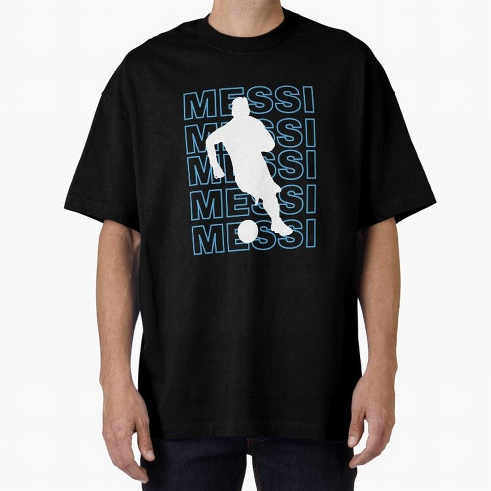 Leo Messi Classic T-Shirt Show Love for Legendary Goals in Global Football Passion for FIFA World Cup 2026 USA Canada Mexico, Featuring Messi, Neymar and Mbappe, England, France and Netherlands, Vintage Soccer Flavor, Modern Football Stars,
