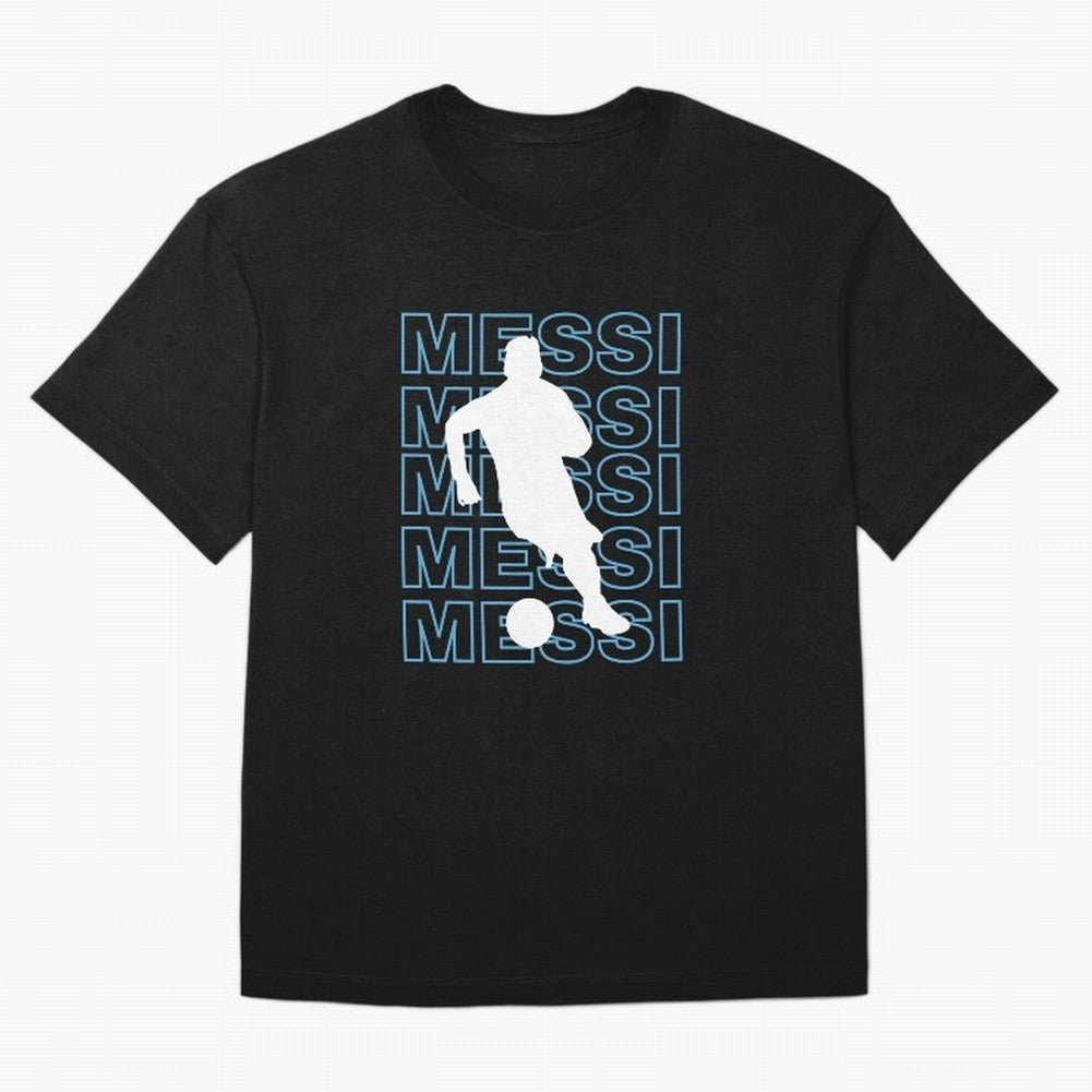 Leo Messi Classic T-Shirt Show Love for Legendary Goals in Global Football Passion for FIFA World Cup 2026 USA Canada Mexico, Featuring Messi, Neymar and Mbappe, England, France and Netherlands, Vintage Soccer Flavor, Modern Football Stars,