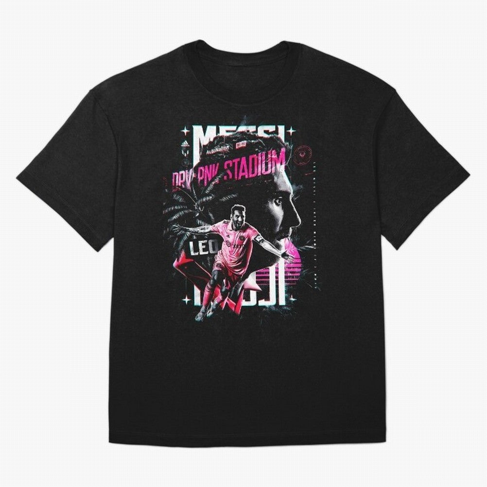 LEONEL MESSI PINK STADIUM Essential T-Shirt Honor Champions and Dreams in FIFA World Cup 2026 Celebrating Messi, CR7 and Mbappe, France and Portugal Energy, Goal Celebration Energy, Supporter Heritage, Football Icons and Worldwide Tournament Joy;