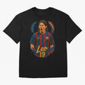 Young Messi Barcelona Art ¨C Rising Legend in Number 19 Tribute	 Classic T-Shirt Represent the FIFA World Cup 2026 Group Stage Journey through Haaland Highlights, Argentina Pride, Vintage Soccer Flavor, Modern Football Stars, National Flags and